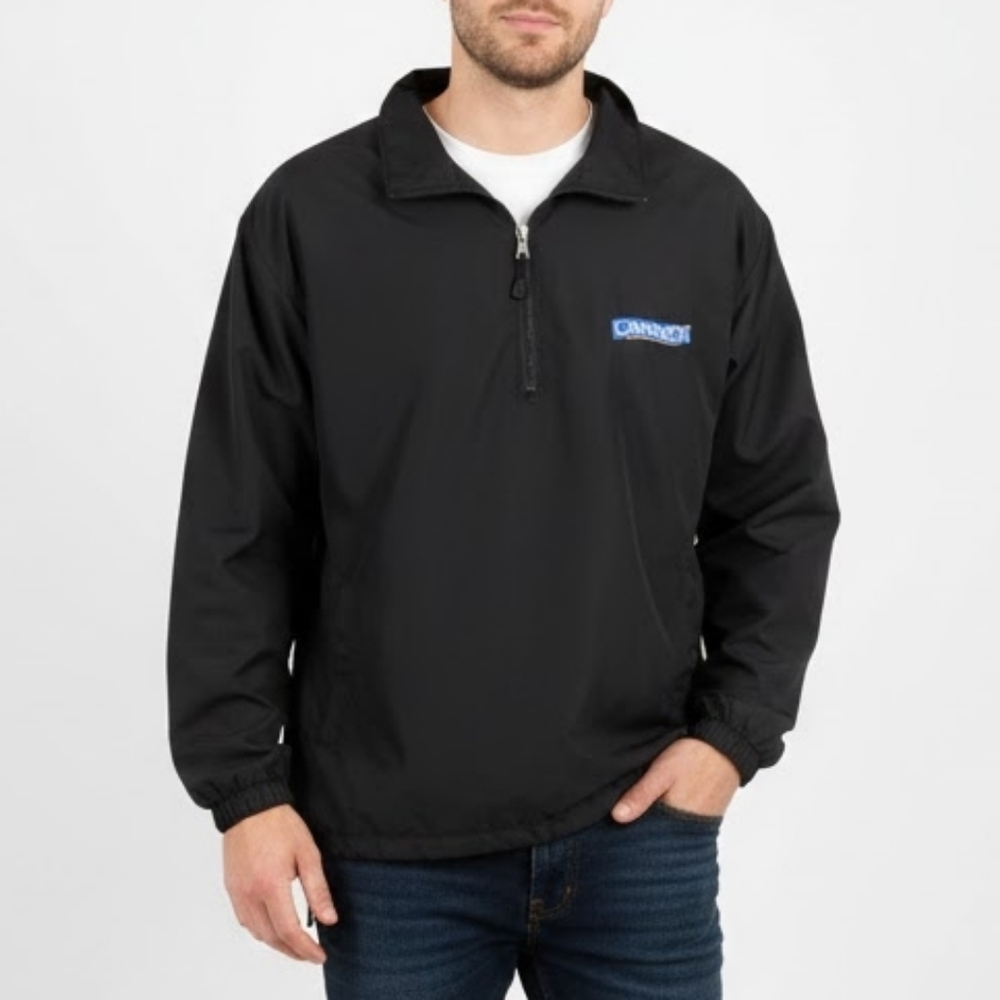 North End Cinnabon Uniform Softshell Jacket Coat Mens XL Black Windbreaker